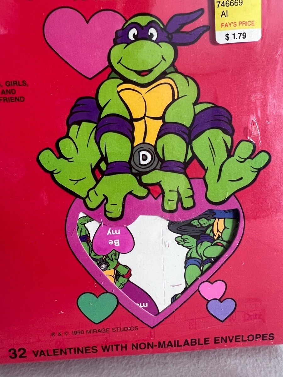 Teenage Mutant Ninja Turtle TMNT Valentine Cards 1990 Classroom Sealed MIB P1 | eBay teenage-mutant-ninja-turtle-tmnt-valentine-cards-1990-classroom-sealed-mib-p1-ebay