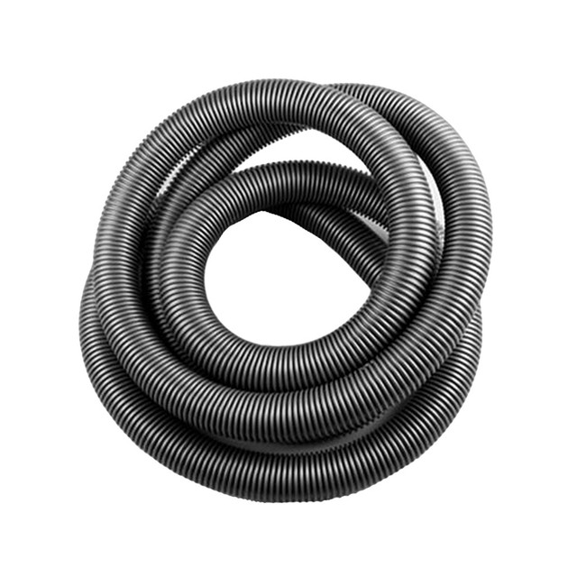 Universal Grey Plastic Vacuum Hose Spiral Corrugated Pipe 28mm Inner