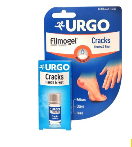 Urgo crack tacones agrietados líquidos evita reabrir grietas soportes piel 3,25 ml - Imagen 1 de 1