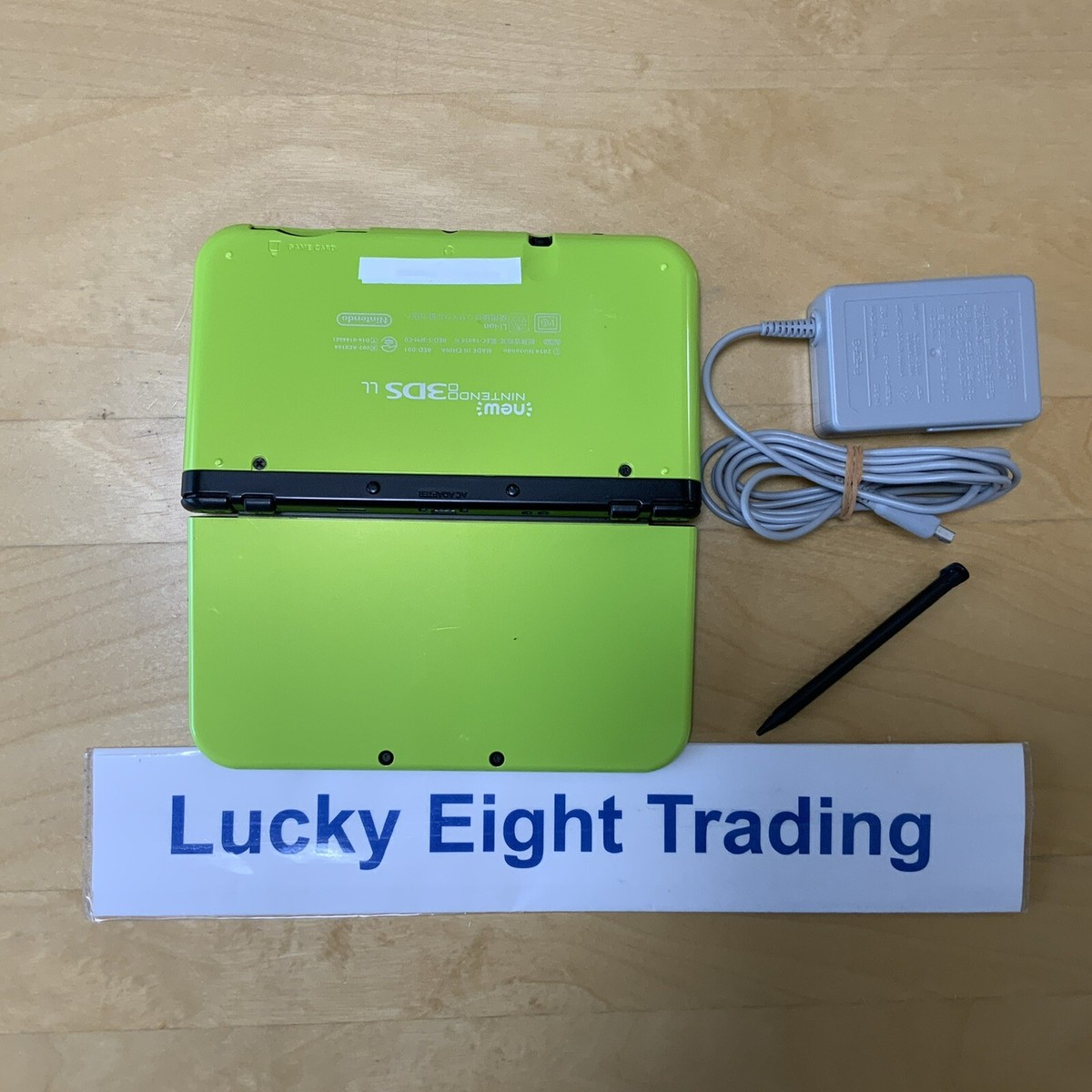 New Nintendo 3DS XL LL Lime Black Console Charger Japanese ver [CC