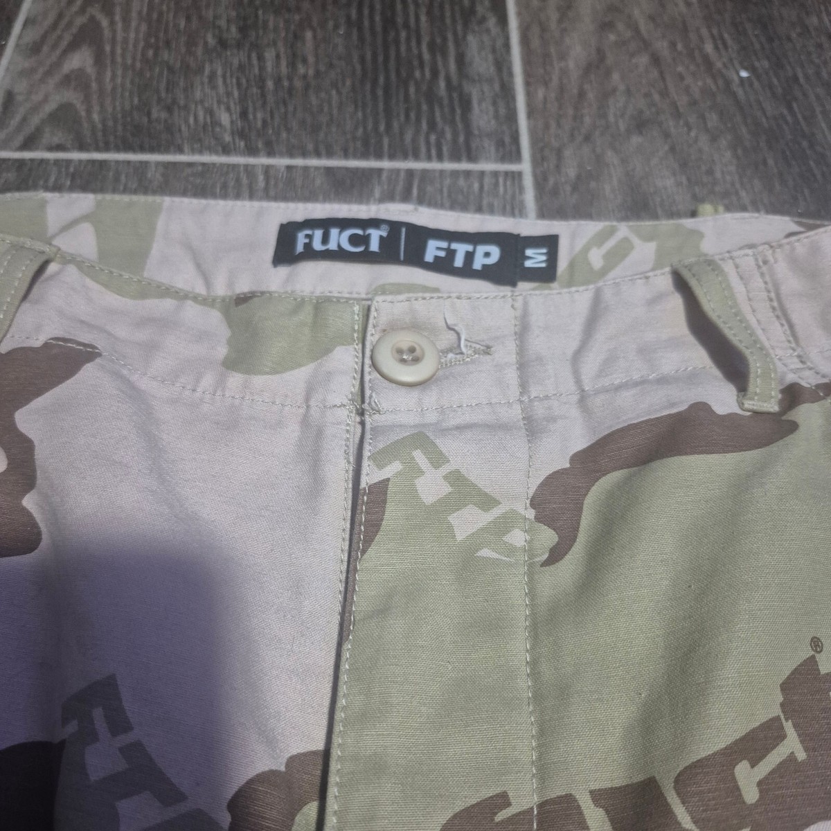FTP x Fuct Army Camo Cargo Pants | eBay