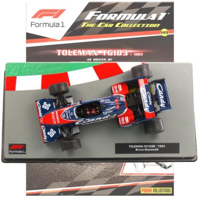 Panini Formula 1 Car Collection Toleman TG183 1983 Issue 149 inc Magazine