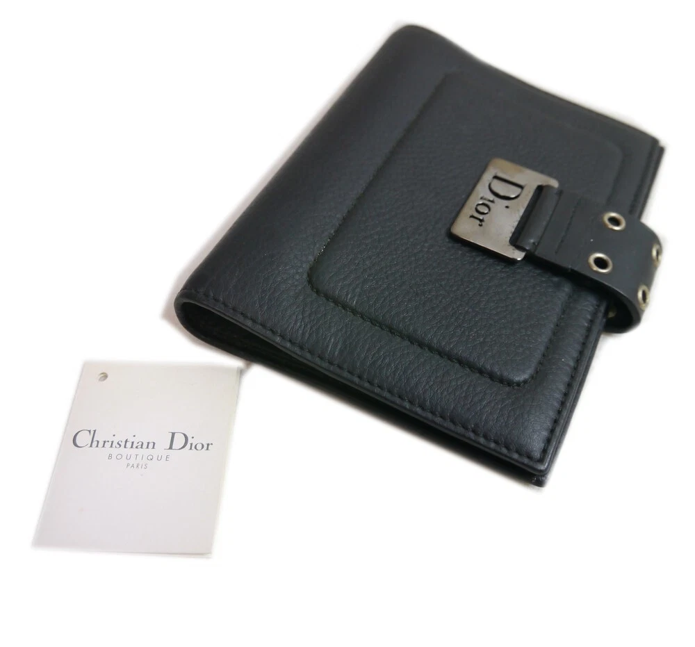 Authentique ceinture cache carnet Christian Dior cuir #6924