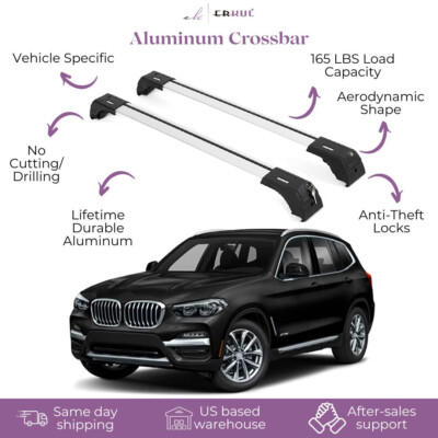X3 M40i Bmw X3 2020 Roof Rack 220lbs Roof Rack Cross Bars For BMW