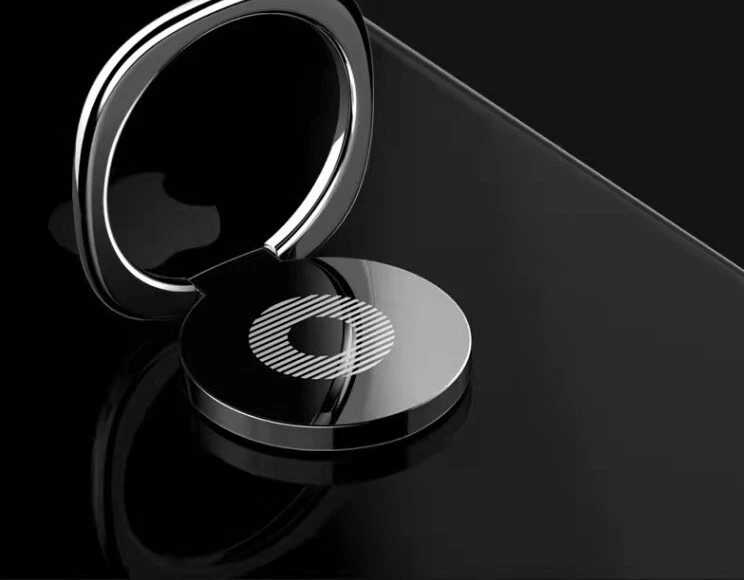 Soporte universal para teléfono celular con anillo para dedo 360° placa metálica magnética para automóvil EE. UU. Foto 3 de 4
