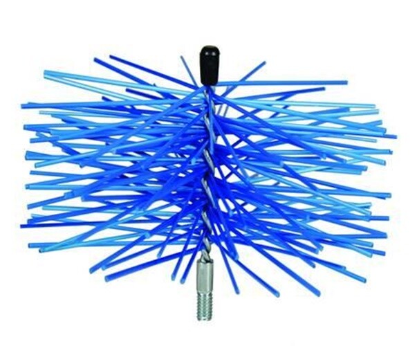 SCOVOLO TONDO IN NYLON --TUBO STUFA A LEGNA  / PELLET  - ø cm.20  --  FER 243162