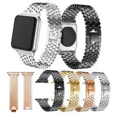 Apple Watch Stainless Steel Honeycomb Pattern Band