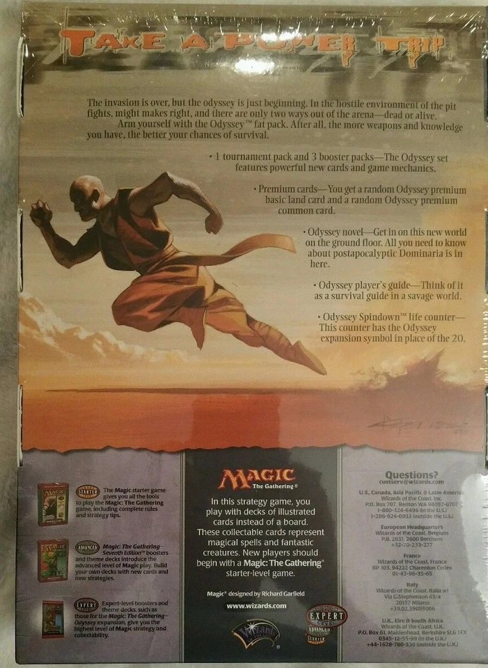 MTG ODYSSEY FAT PACK FACTORY SEALED FREE SHIPPING - Image 2 of 2