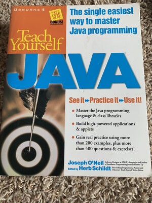 Teach Yourself Java by Joseph O'Neil (1998, Trade Paperback ...