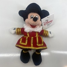 The Disney Store UK Beefeater Mickey Mouse Mini Bean Bag Beanie 10  DB