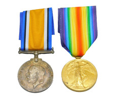 WW1-era British Army Service Medal Group Gunner Richard Johnson, RGA