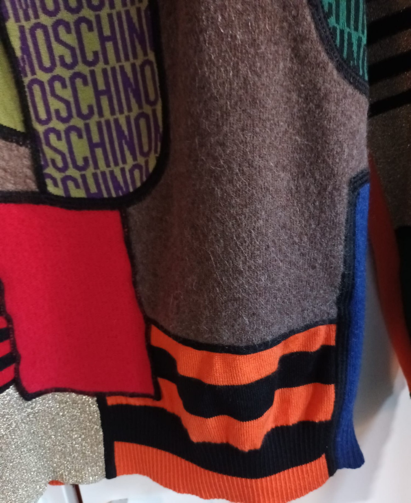 Moschino Multicolor Patchwork Sweater SizeS Desig… - image 20