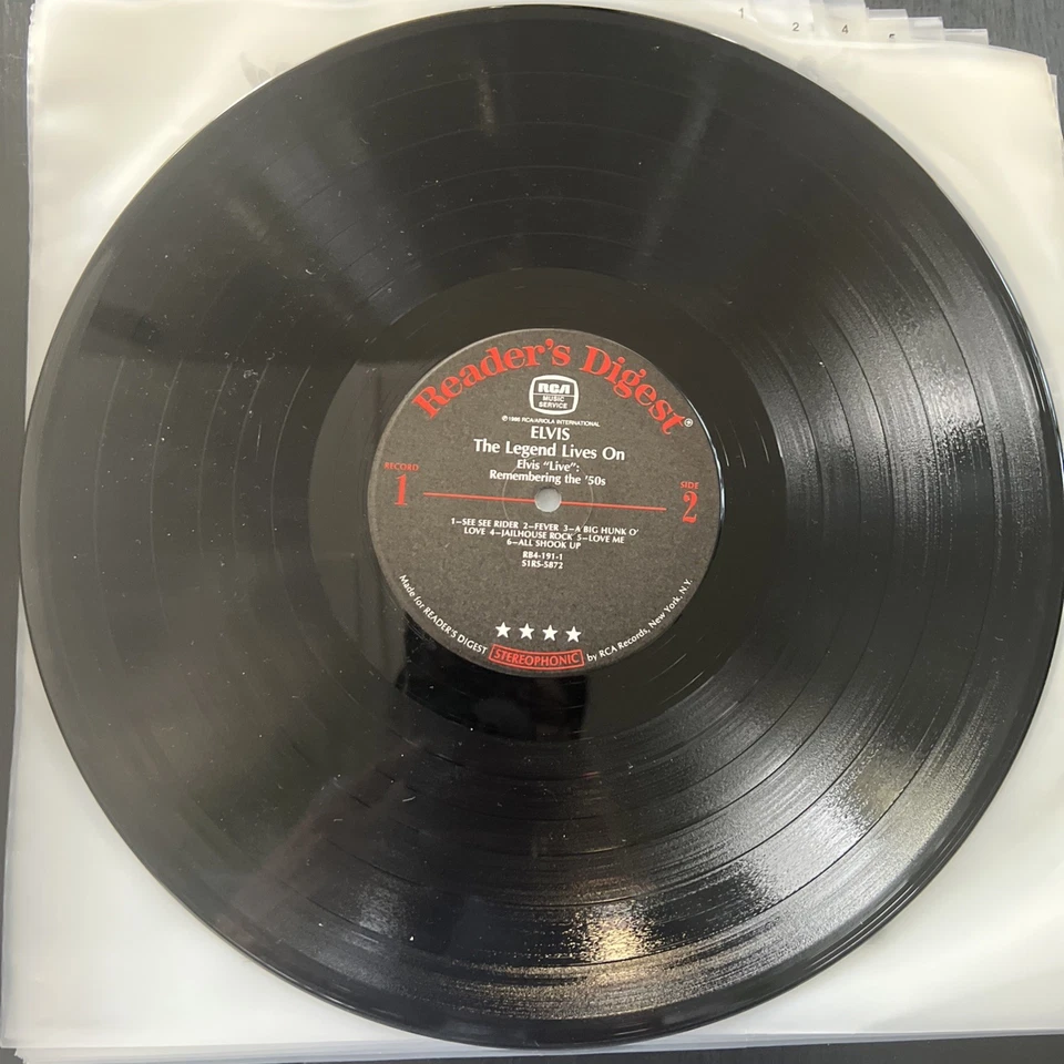 ELVIS PRESLEY - THE LEGEND LIVES ON - 7 VINYL LP BOX SET READER'S DIGEST - Image 3 of 4