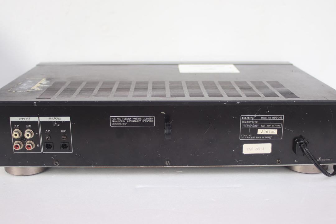 SONY MDデッキ MDS-303 SONY MDS-303 MDレコーダーデッキ 完動品・動作保証 | 驚愕の高音質