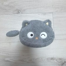Sanrio Chococat Face Pouch Gray New Unused Collectible Japan