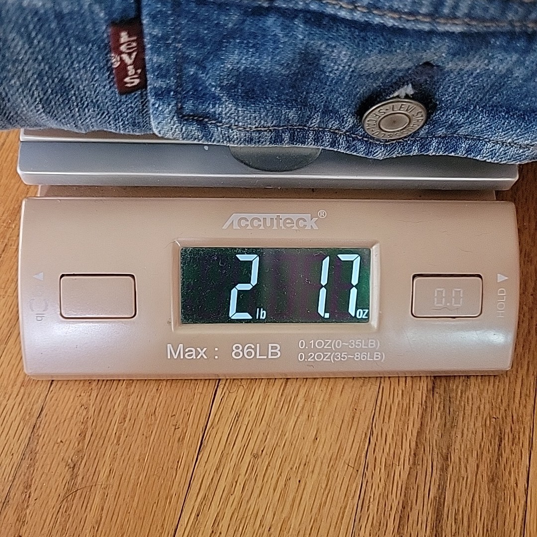 Levis Upcycled Patchwork Denim Trucker Jacket 3X … - image 14