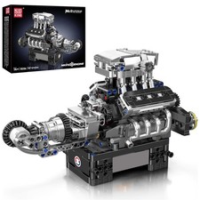 V8 Combustion Engine Model Kit That Runs, Bui...