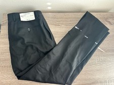 Calvin Klein Mens Black Slim Fit Dress Pants Size 38W X 32L Polyester/Rayon/Span