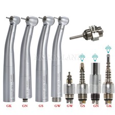 Dental Fiber Optic LED Turbine Handpiece Quick Coupler 6H Fit NSK/KaV/Sirona po