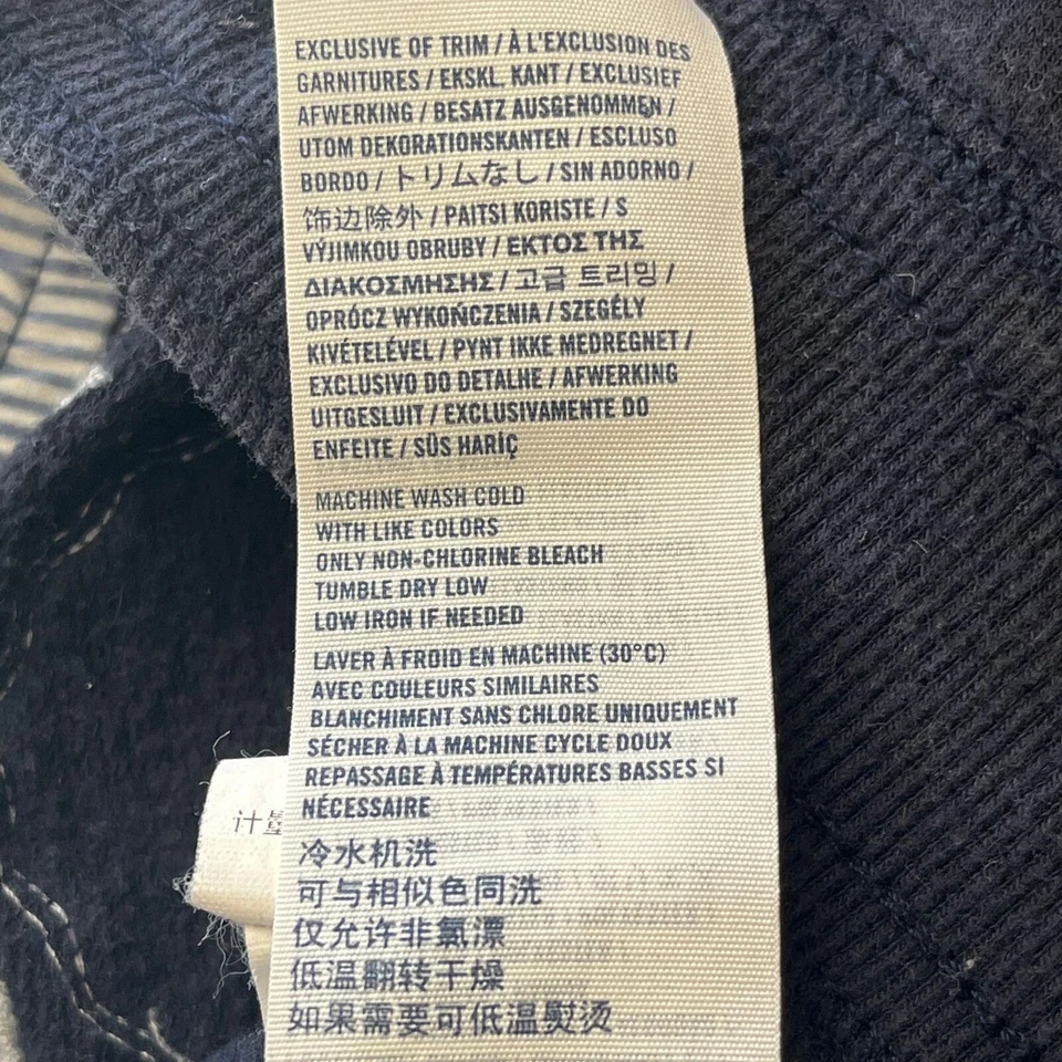 Abercromnie Kids Girls Sz M Navy Blue Sweatpants - Image 4 of 4