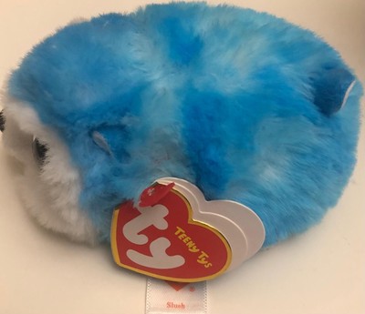 Ty Puffies Prince Blue Husky Beanie Ball UK