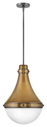 Hinkley Lighting 39054 Oliver 1 Light 14"W Pendant - Black - Picture 2 of 6