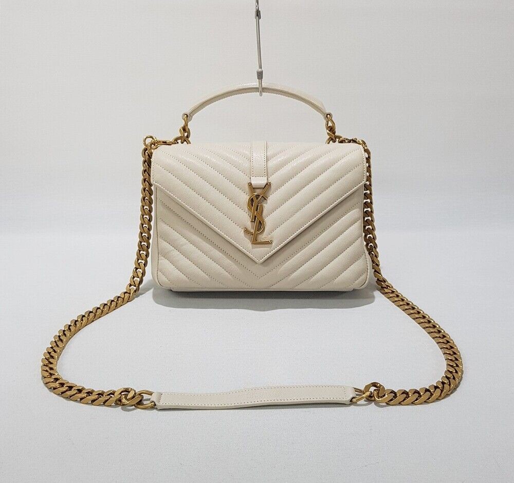 Saint Laurent Monogram College Chain Shoulder Bag 600279 147539837 [U]