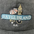 Vintage Town Talk Jekyll Island GA USA Gray Adjustable Golf Hat — photo 2