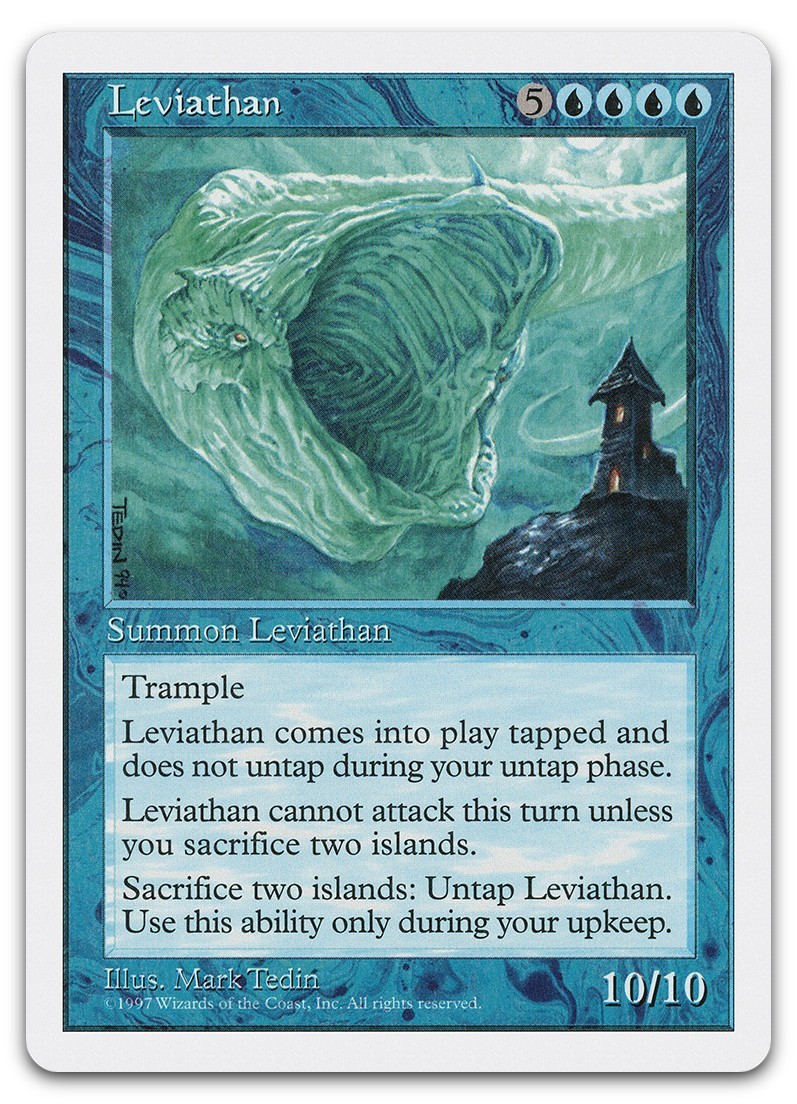 Leviathan (LP) Fifth Edition 5ED Magic MTG