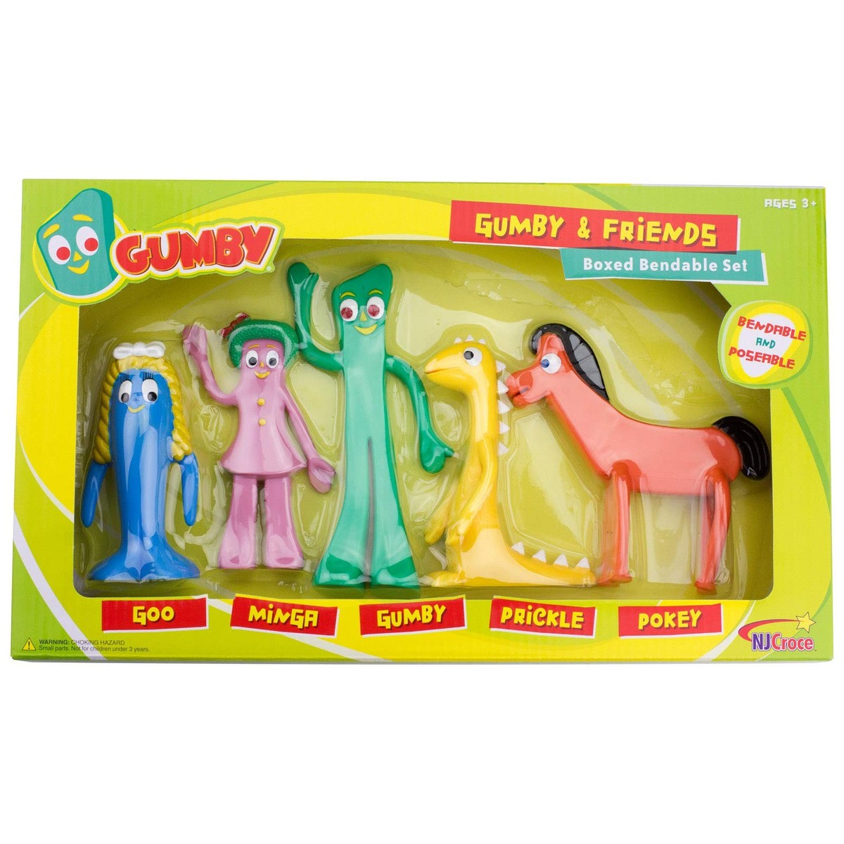 Gumbyとポーキー6体セット NJ Croce Gumby and Friends Figures Boxed Set | eBay