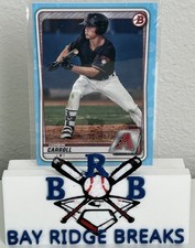 2020 Bowman Draft Corbin Carroll Blue /499 Re...