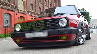 ゴルフ2 フロントスポイラー　樹脂製　ゴルフ　MK2 ビックバンパー　ジェッタ 1983-1992 VW Golf 2 / Jetta 2 GTI Front Big Bumper Spoiler Lip ABS