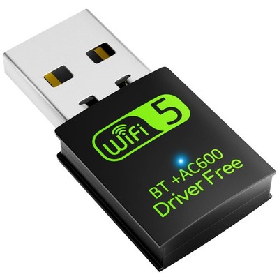 USB WiFi Bluetooth Adapter 600Mbps Dual Band 2.4/5Ghz Wireless Network Receiver