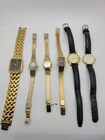 Vintage Citizen Seiko Bulova Watches Lot Of 6 For Parts Or Repair