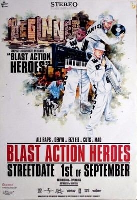 BEGINNER - 2003 - Promotion - Plakat - Blast Action Heroes - Jan Delay - Poster