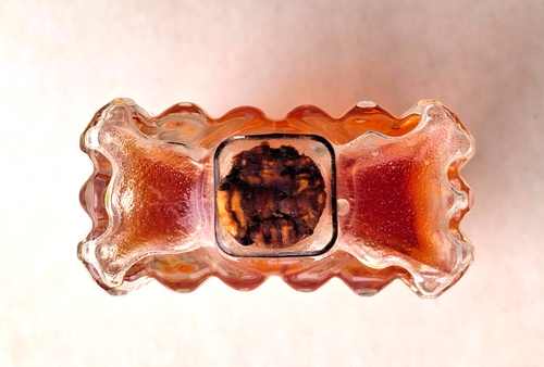 Vintage Blumiger Duft in Nagelglas Parfümflasche mit Inhalt ohne Verschluss, geschliffener Versand - Bild 9 von 11