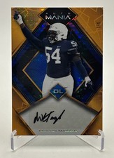 Derrick Tangelo 2022 Wild Card Gold SP Rookie RC Auto /4 ( Falcons ). rookie card picture