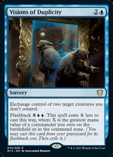 Visions of Duplicity [Innistrad: Midnight Hunt Commander] Magic MTG