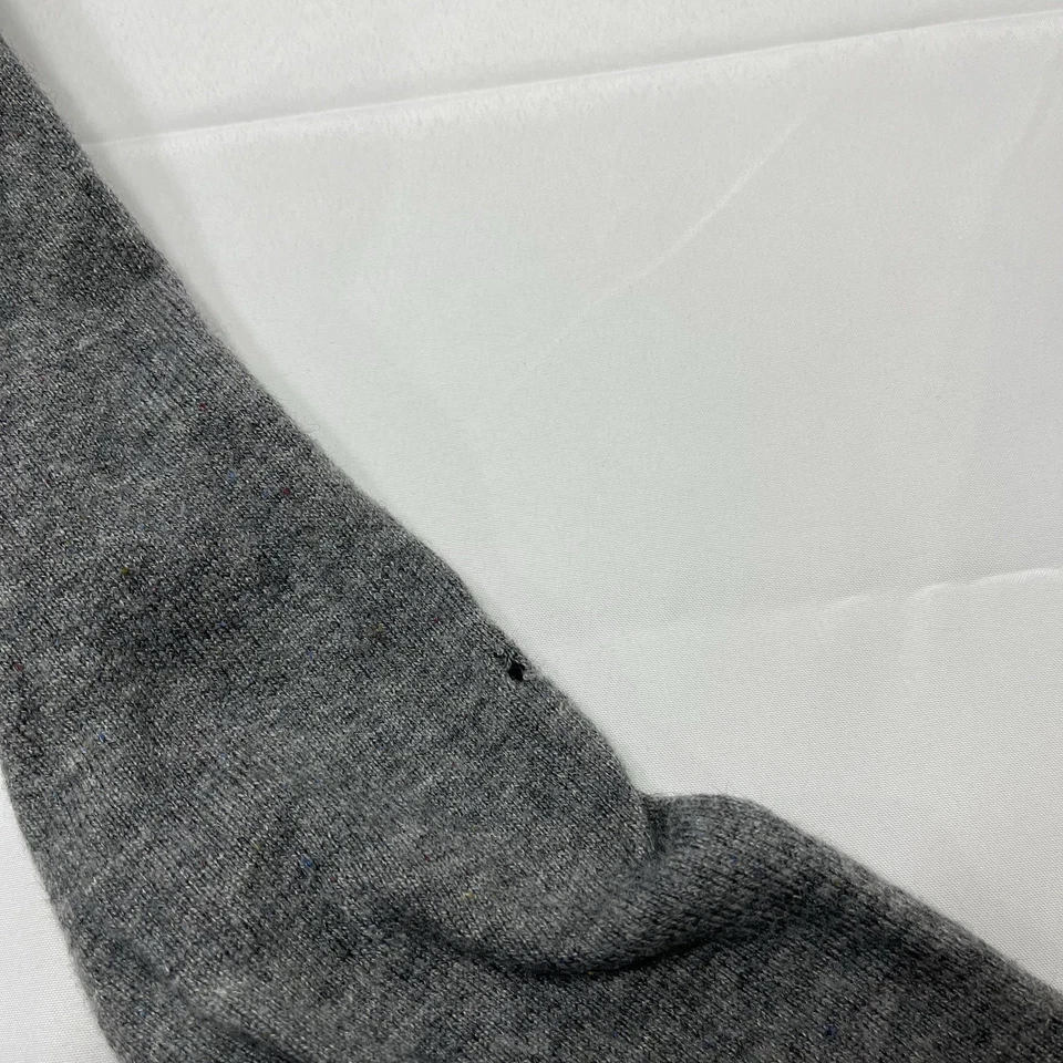 SmartWool Gray Sweater Mens Large Long Sleeve Wool Nylon Blend Crewneck - Read - Image 4 of 4