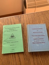 Masonic Ritual And Book Of Constitution For Mark & Royal Arc Mariners