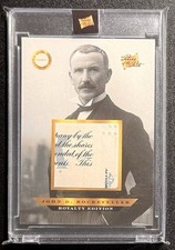 2025 Pieces of the Past Royalty Edition John D Rockefeller Encased Relic Card