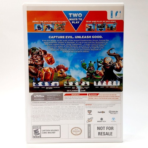 Skylanders Trap Team (Nintendo Wii, 2015) ohne Anleitung nur Spiel - Bild 2 von 5