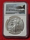 2015-W  Silver Eagle Dollar ASE NGC MS 70 EARLY RELEASES BURNISHED        #T1282