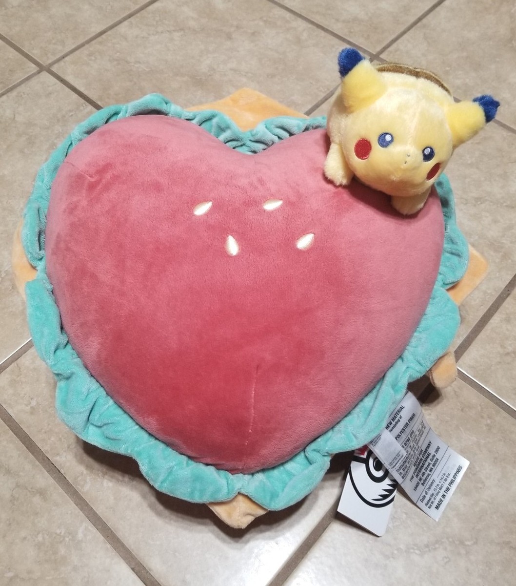 Pokemon Center Pikachu Sweetheart Diner Hamburger 18 Inch Plush
