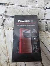 Portable Radio AM/FM 2AA Battery Operated with Long Range Reception for Indoor