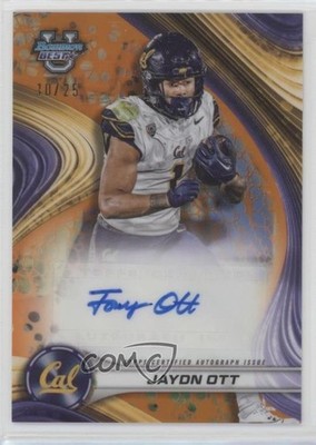 2024 Bowman U Best of 2024 Orange Refractor /25 Jaydn Ott #BOA-JO Auto 1h7f