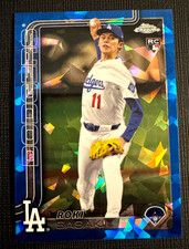 2025 Topps Chrome Sapphire Roki Sasaki Rc #217 Los Angeles Dodgers G17