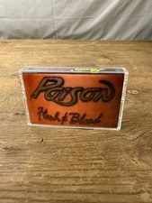 Poison Flesh  Blood Cassette Tape 1990 Enigma Capitol Rock