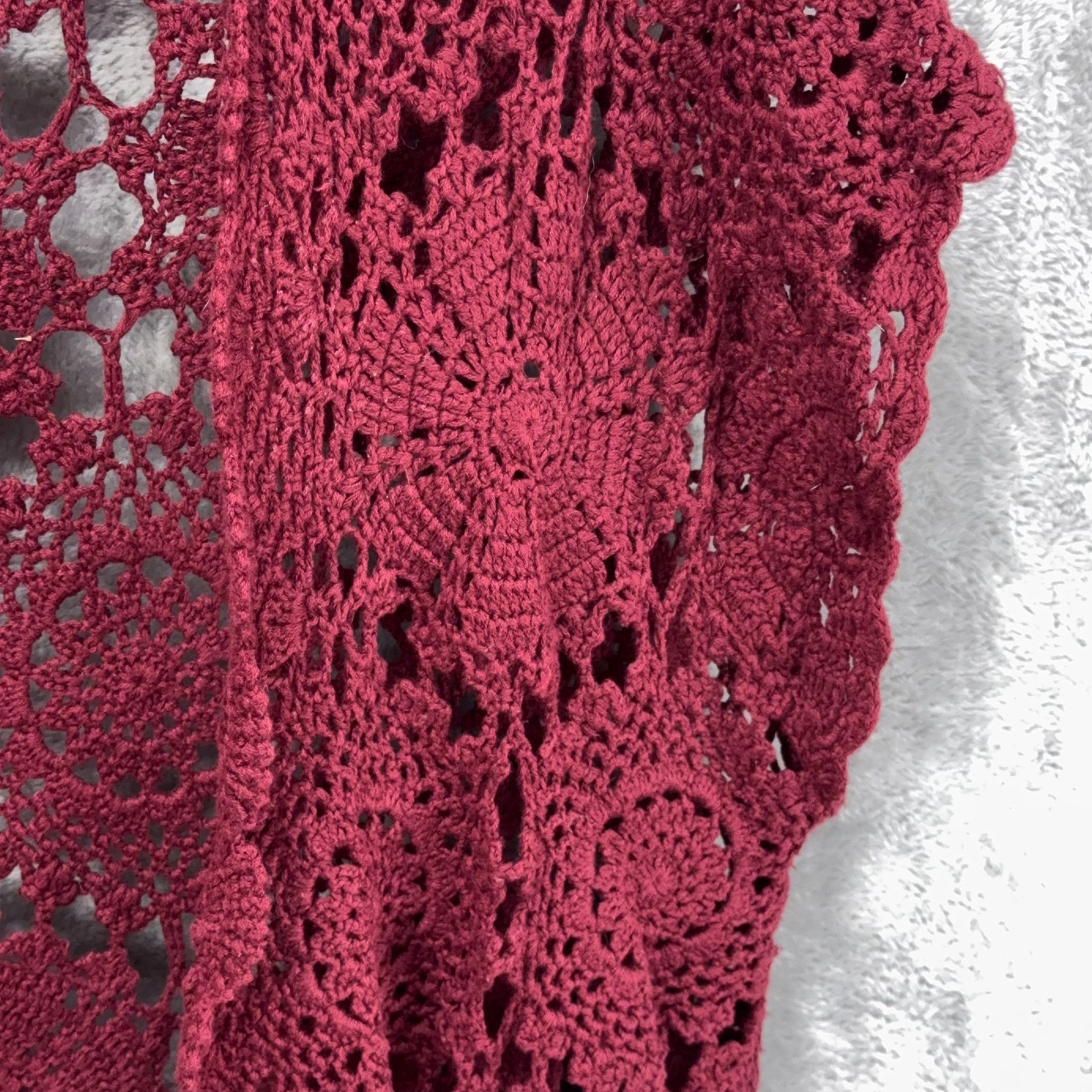 Denim247 Womens Whimsigoth Patchwork Crochet Open… - image 2