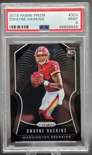 2019 Prizm Washington DWAYNE HASKINS Rookie RC Football Card PSA 9 MINT. rookie card picture